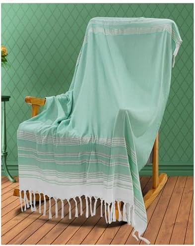 Boho Woven Throw Blanket, Cotton, Option 7