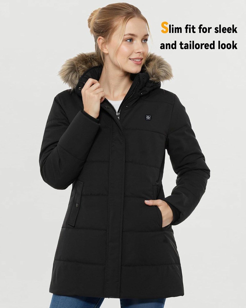 Genovega Graphene Heated Jacket for Women, 5 Heating Zones, view 5