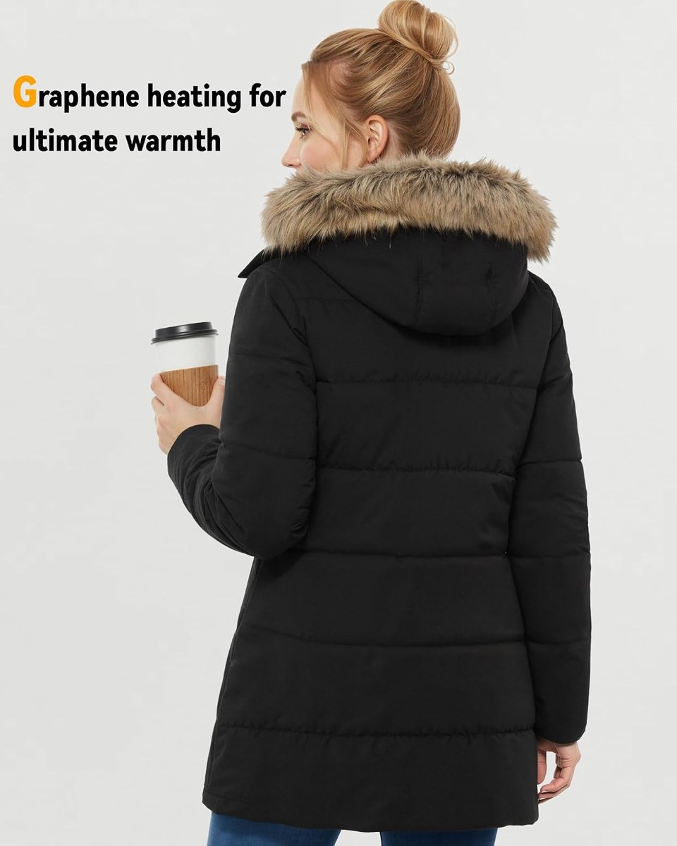 Genovega Graphene Heated Jacket for Women, 5 Heating Zones, view 6