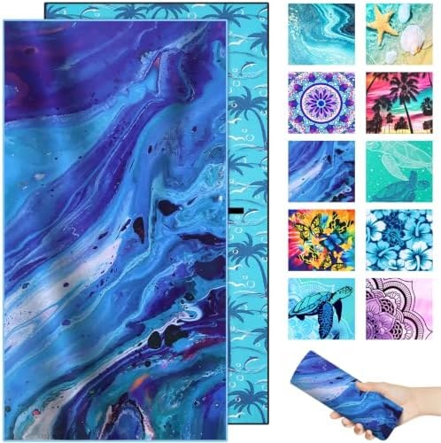 Microfiber Beach Towels 2-Pack, Sandproof, Option 2