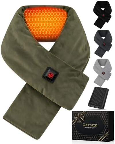 Neck Heating Pad Heated Scarf Wrap, Green