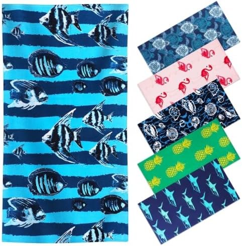 Oversized Terry Beach Towel, 36 x 72, Option 1