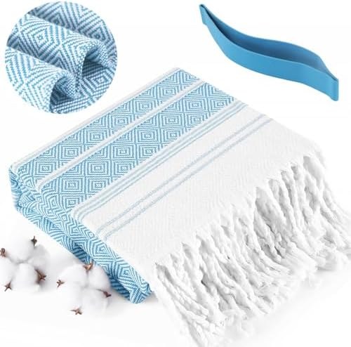 Oversized Turkish Beach Towel, 74 x 38, Option 1