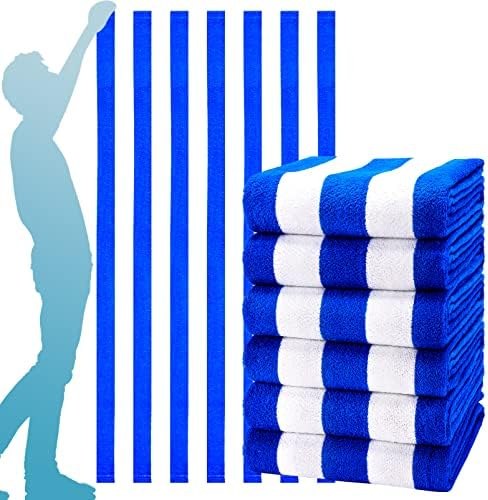 Striped Beach Towels 6-Pack, 72 x 40 Inch, Option 3