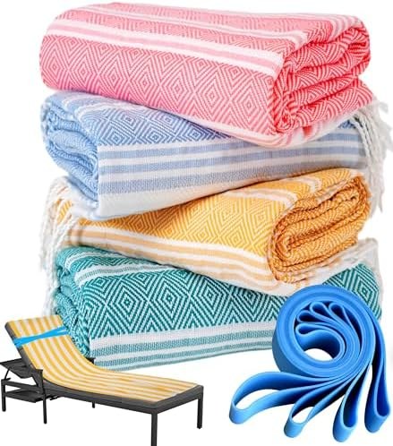 Sand-Free Turkish Beach Towel Set, Option 4