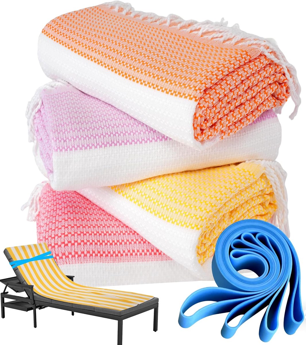 Genovega Sand-Free Turkish Beach Towel Set