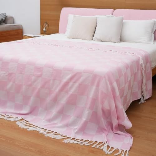 Turkish Cotton Throw Blanket, Oversized, Option 10
