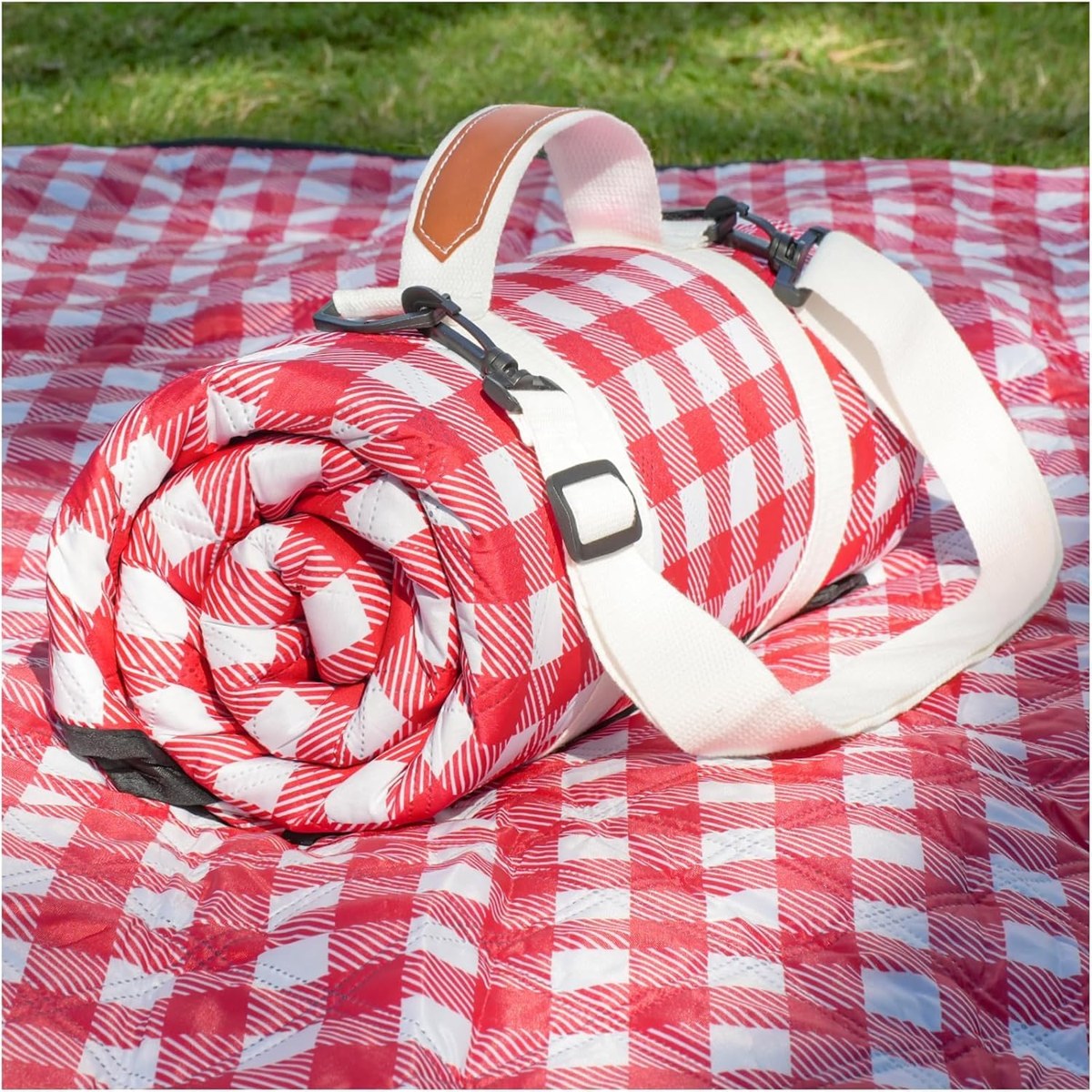Genovega Waterproof Picnic Blanket 80 x 80, Foldable